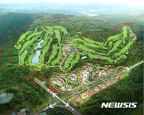 【광주=뉴시스】송창헌 기자 =공익감사 대상에 오른 광주 어등산 관광단지의 개발 조감도. 2017.08.15 (조감도=뉴시스DB)&nbsp; photo@newsis.com