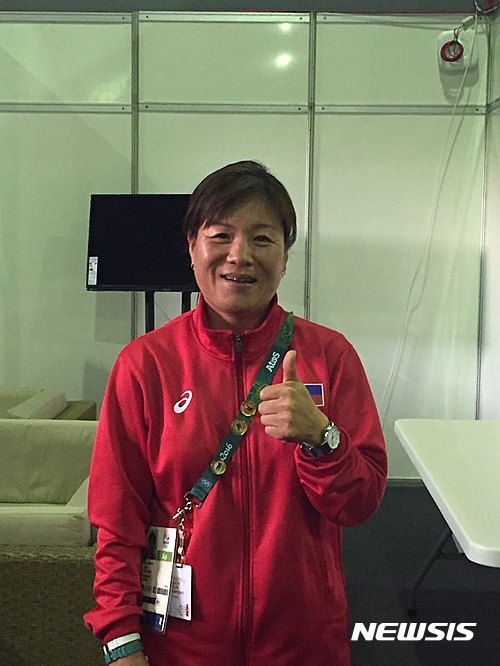 【리우데자네이루=뉴시스】 권미숙 필리핀 탁구대표팀 감독
