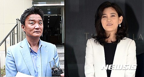 【서울=뉴시스】임우재 전 삼성전기 상임고문(왼쪽)과 이부진 호텔신라 사장(사진=뉴시스DB)