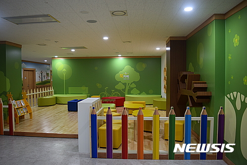 진주시보건소가 쾌적한 공간으로 탈바꿈한 모습.