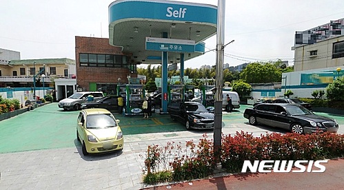 부산 지역 A주유소 전경