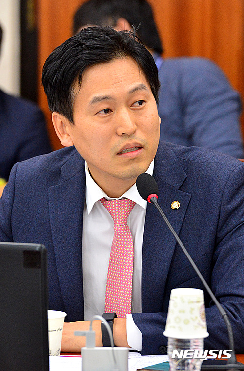 【서울=뉴시스】배훈식 기자 = 국민의당 손금주 의원이 14일 오후 서울 여의도 국회에서 열린 산업통상자원위원회 국정감사에 참석해 질의하고 있다. 2016.10.14.&nbsp;&nbsp; dahora83@newsis.com