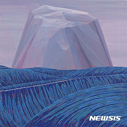 【서울=뉴시스】안두진, 파도 Wave, 70x70cm, Oil and acrylic on canvas, 2016