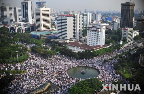 [자카르타=신화/뉴시스] 인도네시아 수도 자카르타 전경. 자료사진. 2025.05.22 