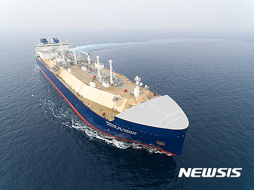 쇄빙 LNG 운반선. (사진=뉴시스 DB) <사진은 기사와 직접적 연관 없음.>