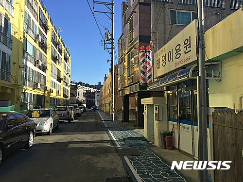 북구 염포동 신전마을 안심보행길