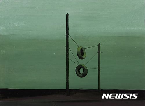 【서울=뉴시스】타이어, 45.5x60.5cm, oil on canvas, 2016