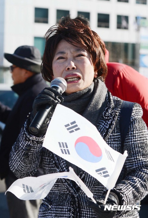 【서울=뉴시스】신태현 기자 = 주옥순 엄마부대 대표. (뉴시스DB) 2016.12.29. holjjak@newsis.com