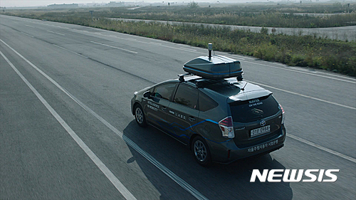 【서울=뉴시스】네이버가 개발 중인 자율주행 자동차(사진 네이버 제공)