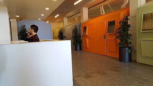 【서울=뉴시스】이탈리아에서 현지 최초 캡슐 호텔이 지난 11일(현지시간) 나폴리-카포디치노 공항에 문을 열었다. 하루 숙박액은 25유로(약 3만원)다. <출처 : ANSA 통신> 2017.1.13.