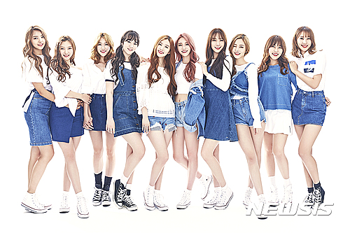 【서울=뉴시스】프리스틴, 걸그룹(사진=플레디스)