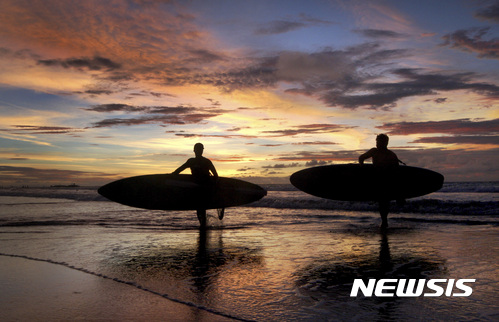 인도네시아 발리 낙조