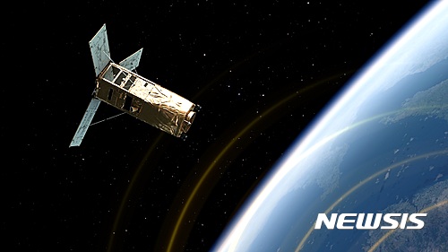 【대전=뉴시스】아리랑 3A호 임무 수행 상상도 (사진=한국항공우주연구원 제공)