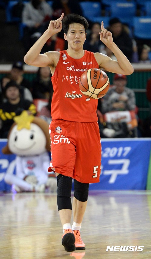 【서울=뉴시스】 프로농구 SK 나이츠 가드 김선형. (뉴시스DB)