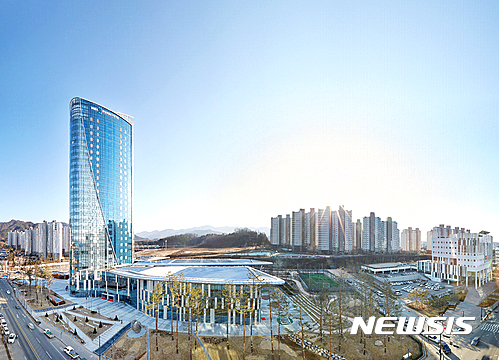 (강원 원주시 건강보험심사평가원 본사 사옥 전경)