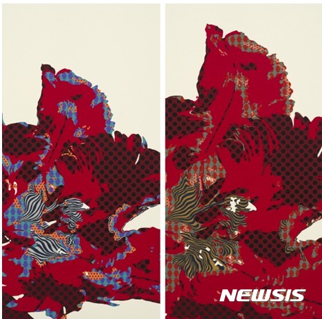 【서울=뉴시스】Inscape Scape, acrylic on canvas, 194x97cm(each), 2015