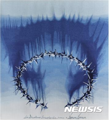 【서울=뉴시스】송번수, <미완의 면류관>2002~2003, 모사, 평직, 302×298㎝ 