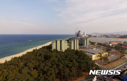 강릉 경포해변 호텔·리조트 숙박단지. (사진=뉴시스 DB)