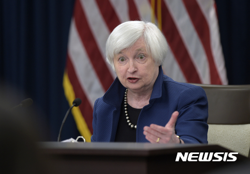 Federal Reserve Chair Janet Yellen speaks during a news conference in Washington, Wednesday, March 15, 2017. The Federal Reserve is raising its benchmark interest rate for the second time in three months and signaling that any further hikes this year will be gradual. (AP Photo/Susan Walsh)