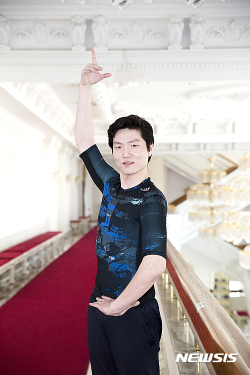 【서울=뉴시스】간토지 오콤비얌바, 몽골 출신 발레 '돈키호테' 주역 . 2017.03.19.(사진 = 유니버설발레단 제공) photo@newsis.com