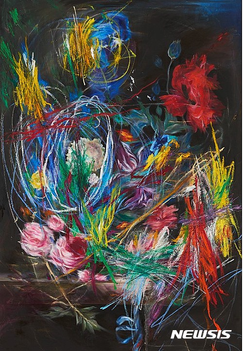 【서울=뉴시스】GIGISUE, Father Still Life 11, 2017, Oil on canvas, 111.8 x 162.2 cm.