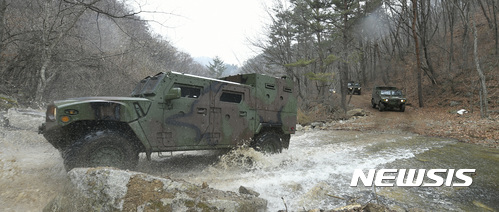 【서울=뉴시스】 소형전술차량(KM1).
