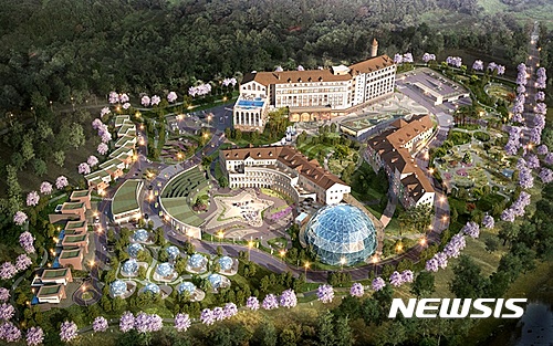 【가평=뉴시스】문영일 기자 = 경기 가평군은 10일 문화체험형 테마파크 '가평 다빈치파크' 조성 사업을 추진한다고 밝혔다. 사진은 테마파크 조감도이다. 2017.04.10. (가평군청 제공)&nbsp;&nbsp; photo@newsis.com