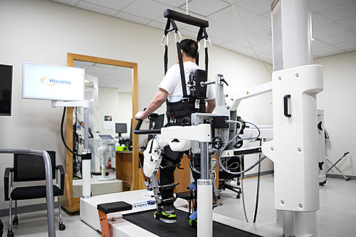 【서울=뉴시스】국립교통재활병원에서 환자가 재활 훈련을 받고 있는 모습 (사진제공=국토교통부)