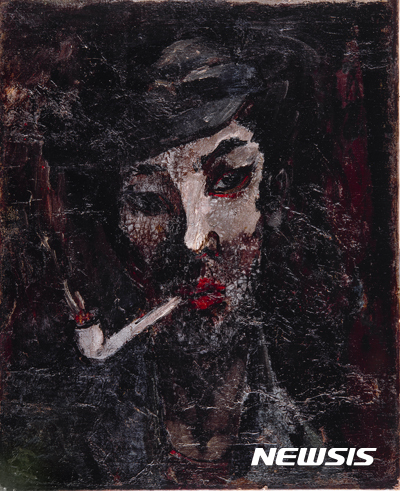 【서울=뉴시스】구본웅, 친구의 초상, 1935, 캔버스에 유채, 62x50cm