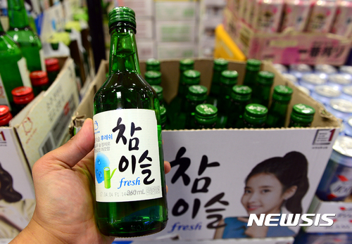 하이트진로, '참이슬 후레쉬' 도수 17도로 낮춰