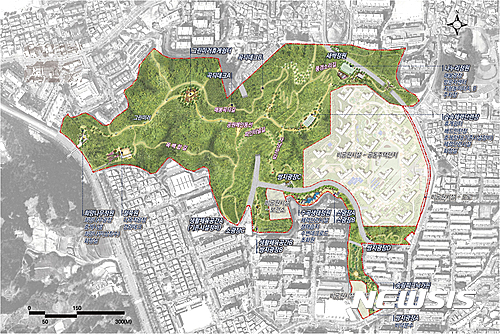 【청주=뉴시스】천영준 기자 = 충북 청주시는 27일 서원보건소 신축 설계 공모가 28일 조달청 나라장터와 청주시청에서 전국 업체를 대상으로 시행된다고 밝혔다. 사진은 서원보건소가 들어설 매봉공원 민간개발 지형도. 2018.2.27. (사진=뉴시스 DB) photo@newsis.com