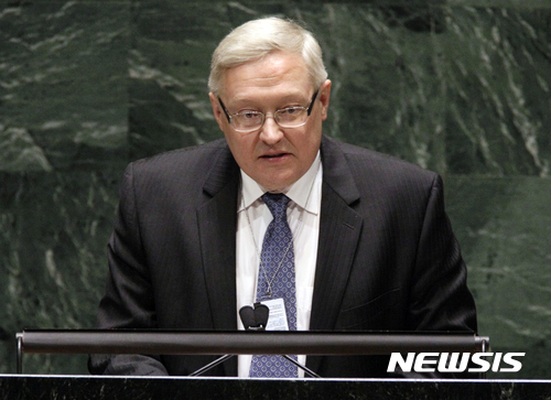 러 외무차관 "美 독자제재 근거없어"…대응 시사 