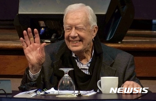 지미 카터 "트럼프, 한반도 평화 이루면 노벨상 가능성"