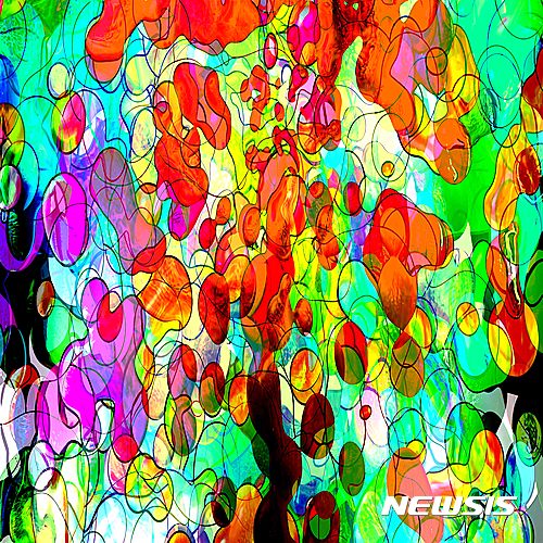 【서울=뉴시스】Pop Visual Poetry, 50X50cm, Lenticular, 2016