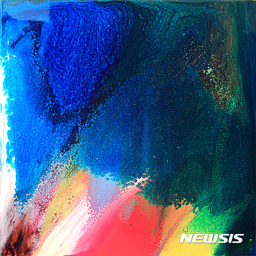 【서울=뉴시스】Visual Poetry, 80x80cm, mixed media on canvas, 2017