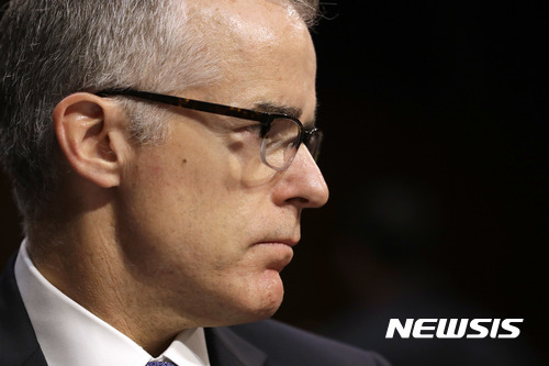 세션스 법무, 매케이브 전 FBI 국장대행 은퇴 전 해고할 듯