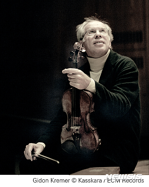 【서울=뉴시스】기돈 크레머, 바이올리니스트. 2017.05.16. (사진 = 크레디아 제공) photo@newsis.com 