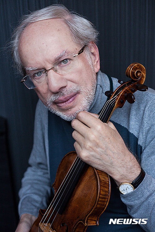 【서울=뉴시스】기돈 크레머, 바이올리니스트. 2017.05.16. (사진 = 크레디아 제공) photo@newsis.com 