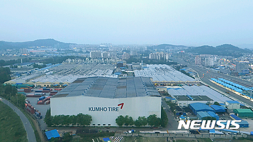 【광주=뉴시스】 = 사진은 금호타이어 광주공장 전경. (사진=금호타이어 제공) photo@newsis.com