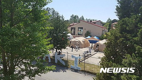 민통선 내 유일한 미군반환기지로 2004년까지 미군이 주둔했었던 캠프 그리브스 전경. 현재 문화재생 및 관광체험시설 등으로 활용 중이다. (뉴시스 자료사진) 