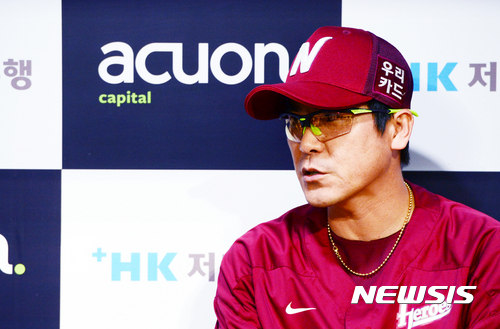 【서울=뉴시스】 넥센 히어로즈 장정석 감독