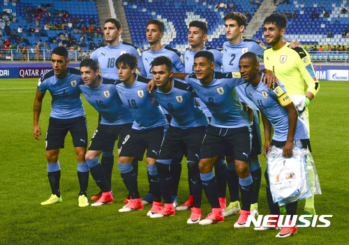【서울=뉴시스】 국제축구연맹(FIFA) U-20 월드컵에 참가한 우리과이 대표팀. (뉴시스DB)