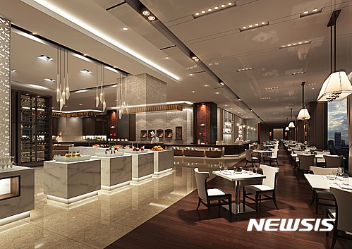【부산=뉴시스】하경민 기자 = 부산 롯데호텔은 뷔페식당 '라세느'의 새단장을 마무리하고 오는 30일 호텔 5층에 새롭게 문을 연다고 28일 밝혔다. 2017.05.28. (사진=롯데호텔 제공)&nbsp;&nbsp; yulnetphoto@newsis.com