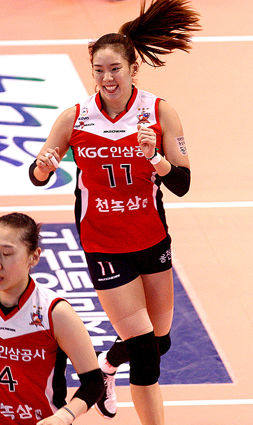 【서울=뉴시스】KGC인삼공사로 돌아온 이연주.(사진=한국배구연맹 제공)