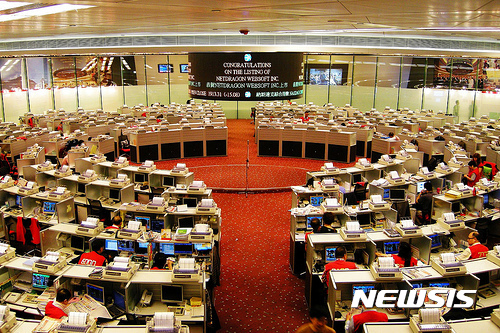 [올댓차이나]홍콩 증시, 텅쉰 급락에 5일째 속락 마감...H주 0.53%↓