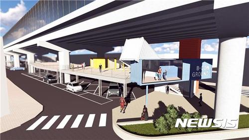 【부산=뉴시스】허상천 기자 = 부산시는 2일 ‘수영고가도로 하부 B-Con그라운드 조성사업’ 설계 공모 심사결과 해운대구 소재 ㈜리한건축사사무소가 제출한 작품을 선정, 발표했다. 2017.056.02. (사진 = 부산시 제공) photo@newsis.com