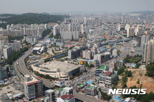 【천안=뉴시스】이종익 기자 = 천안시 전경. 뉴시스DB.