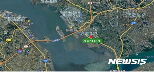 평택BIX 따복하우스 위치도.