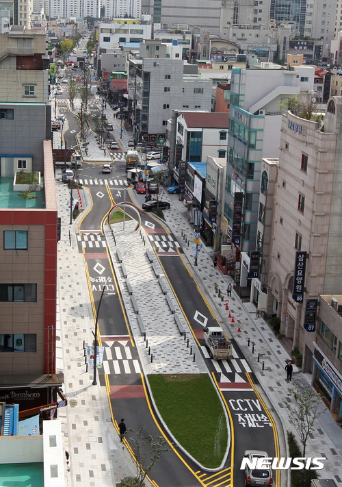 [울산=뉴시스] 울산 남구청 인근에 위치한 왕생이길 전경 (사진=울산 남구 제공) photo@newsis.com