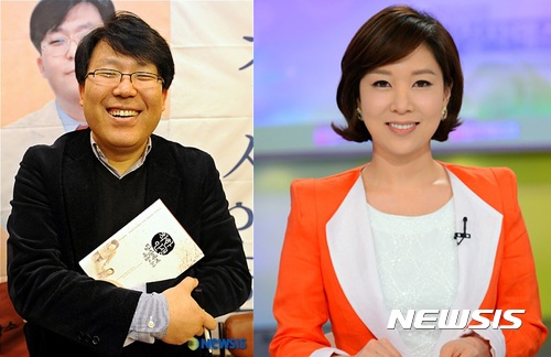 【서울=뉴시스】 박경철(왼쪽) 안동신세계연합클리닉 원장, 정은승 KBS 아나운서